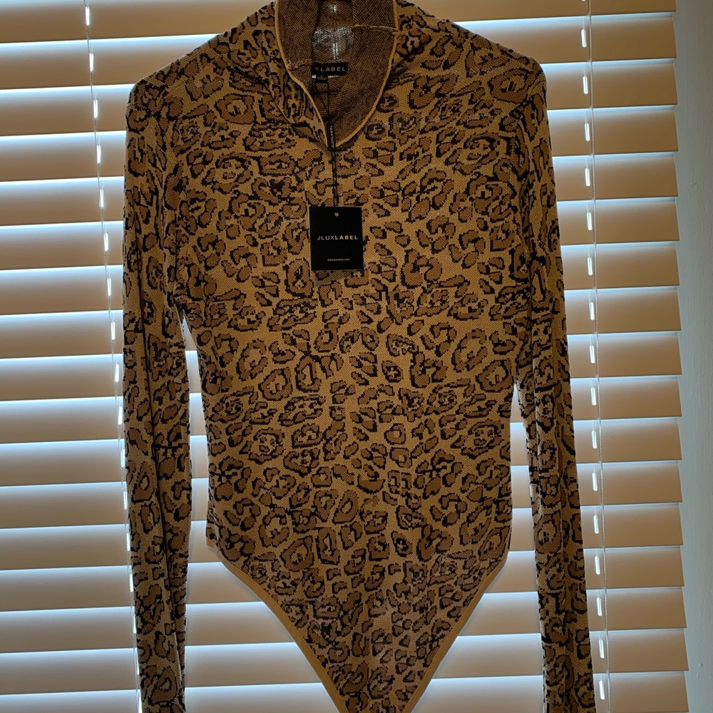 Printed Body Suit - L